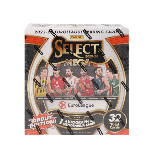 Panini Select EuroLeague Basketball ￼25-26 Hobby Mega Box