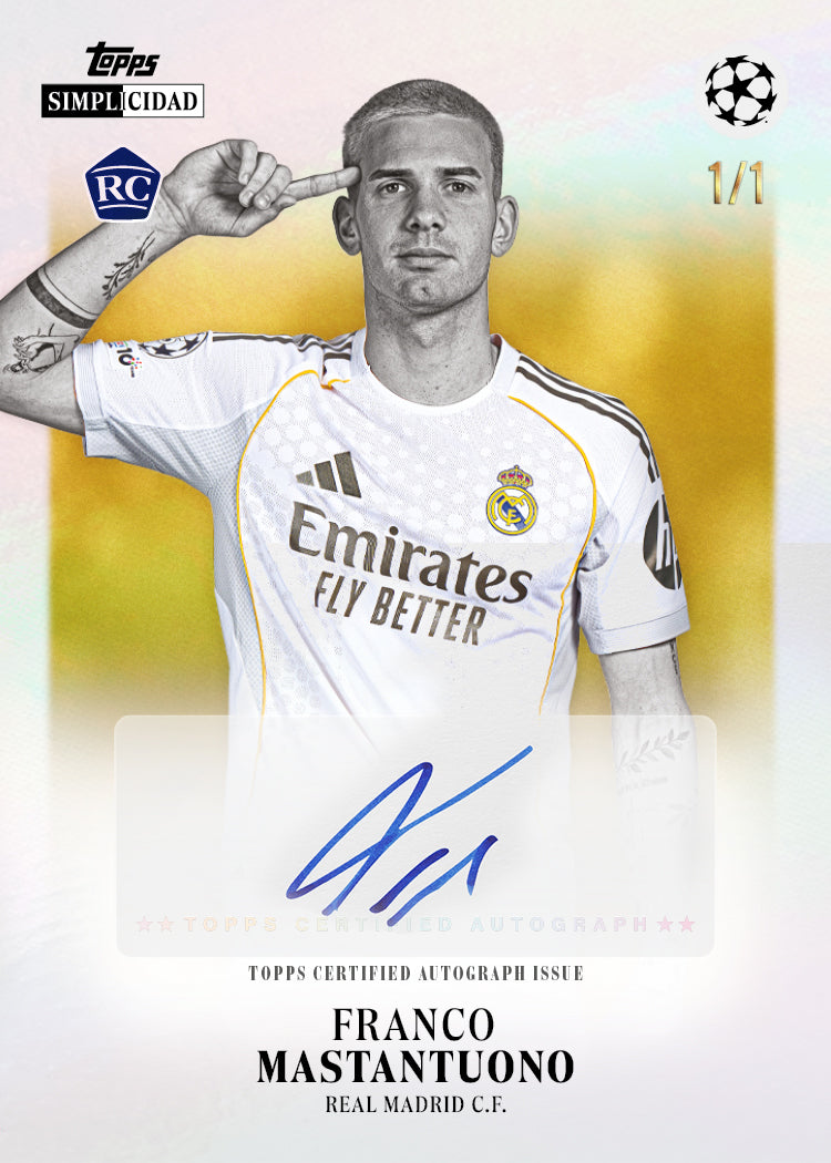 Topps UEFA Club Competitions Simplicidad 2026 Hobby Box
