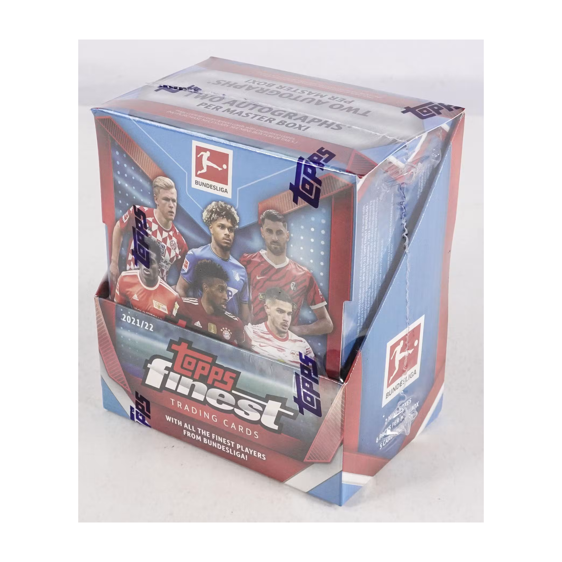 Topps Finest Bundesliga Soccer 2021/22 Hobby Box - gallery image 2