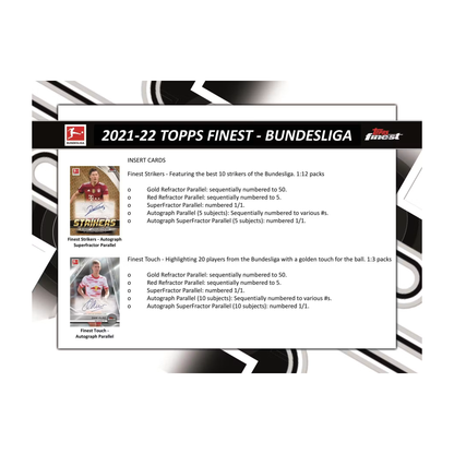 Topps Finest Bundesliga Soccer 2021/22 Hobby Box - gallery image 6