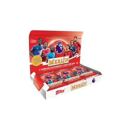 Topps Merlin Premier League Soccer 2026 Hobby Box - approved front image (TOPMERPL26-HB)