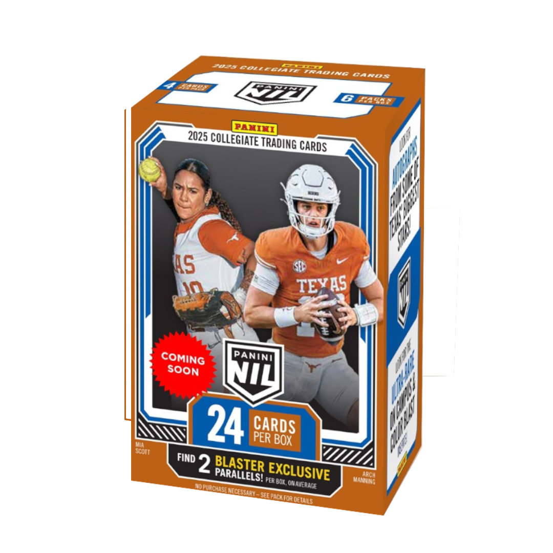 2025 Panini University of Texas NIL Trading Card Box Blaster Box