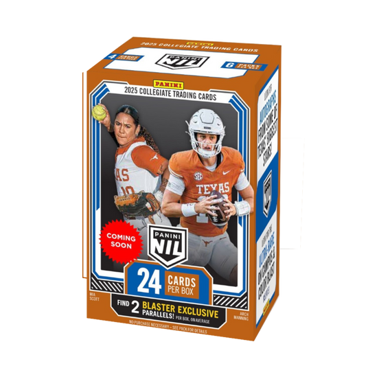 2025 Panini University of Texas NIL Trading Card Box Blaster Box