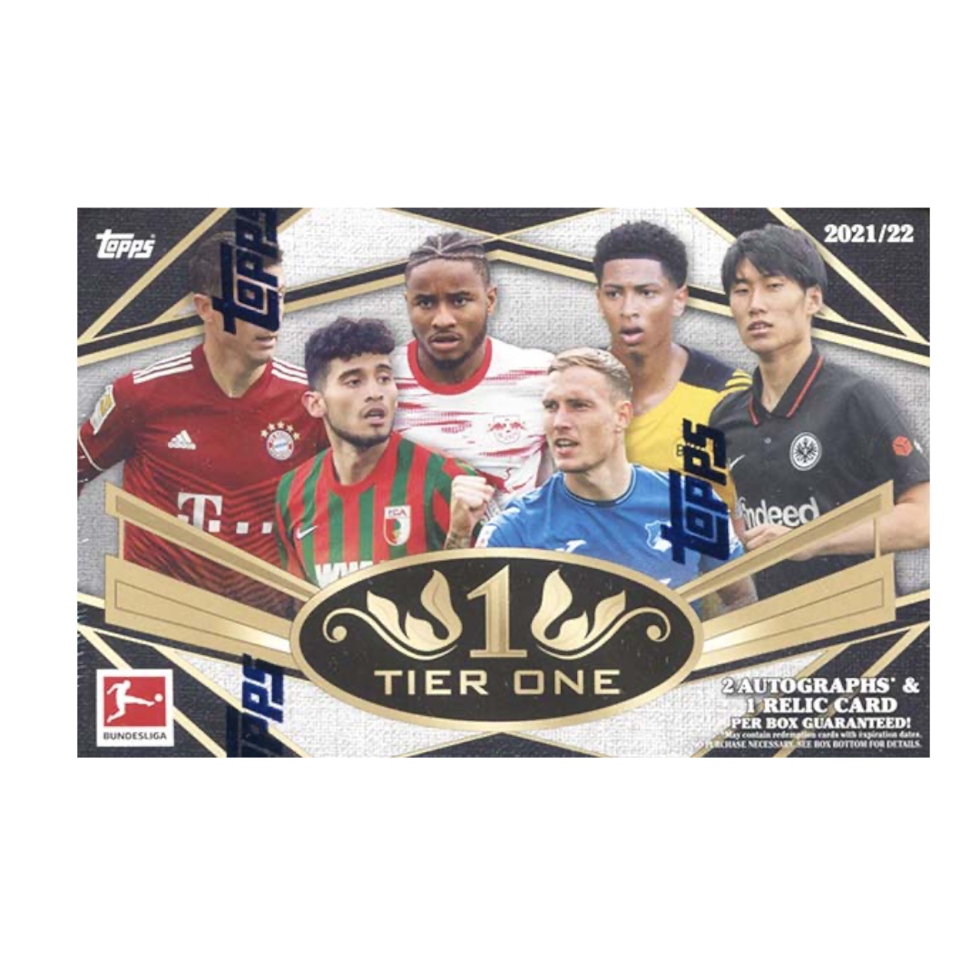 Topps Tier One Bundesliga Soccer 2021/22 Hobby Box