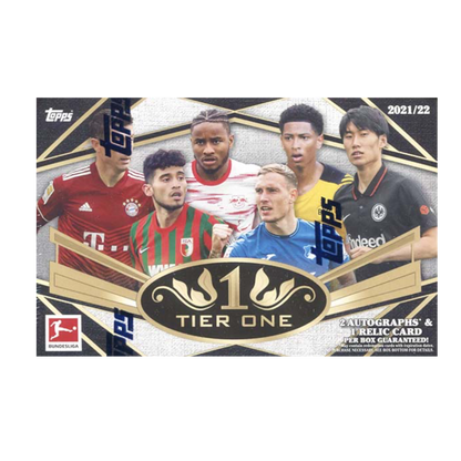 Topps Tier One Bundesliga Soccer 2021/22 Hobby Box