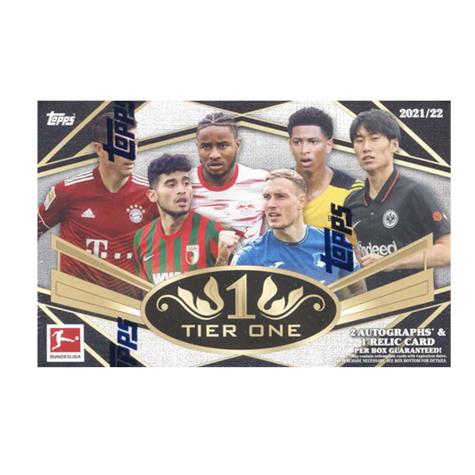 Topps Tier One Bundesliga Soccer 2021/22 Hobby Box