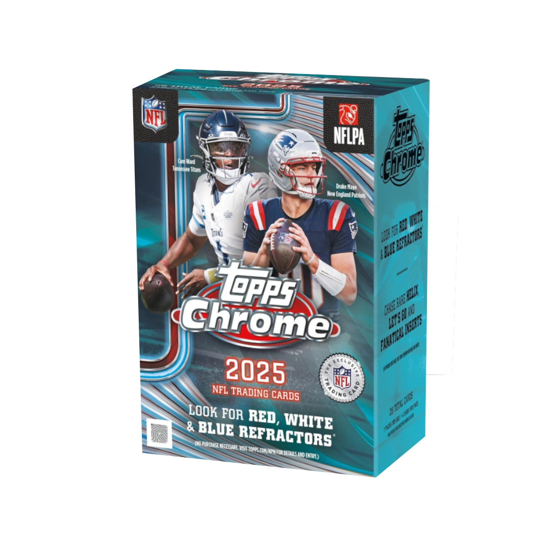 Topps Chrome NFL Football 2025 Value Box Case