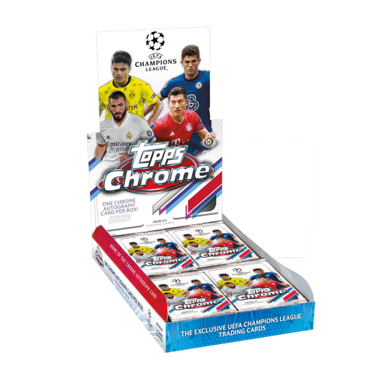 2020-21 Topps Chrome UEFA Champions League Hobby Box