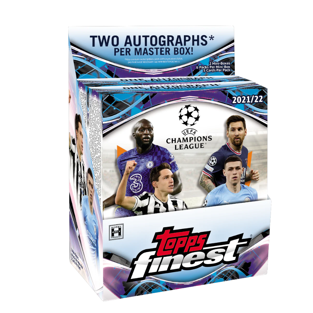 Topps UEFA Champions League Finest Hobby Box 2021-22 Master Box