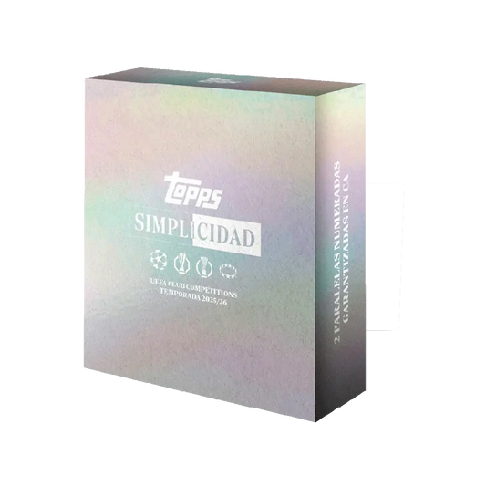 Topps UEFA Club Competitions Simplicidad 2026 Hobby Box