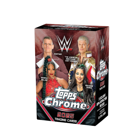 Topps Chrome WWE 2025 Blaster Box