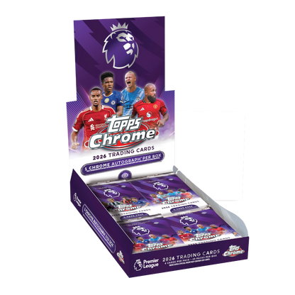 2026 Topps Chrome Premier League Hobby Box - Pre order