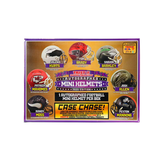 2025 TriStar Autographed Football Mini Helmet Box