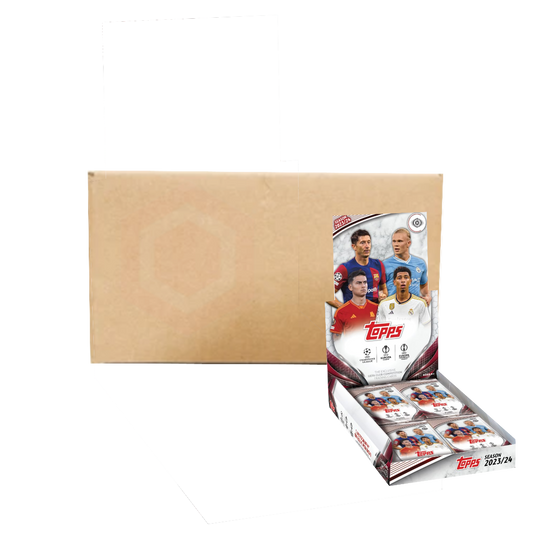 Topps UEFA Club Competitions Soccer Hobby Box 2023/24 Case