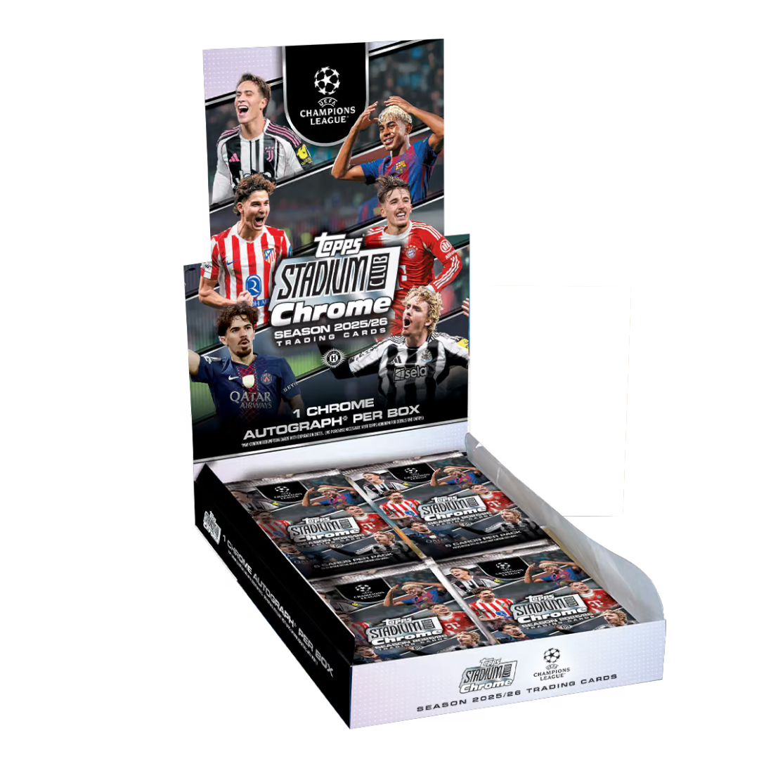 Topps Stadium Club Chrome UEFA Champions League 2025/26 Hobby Box