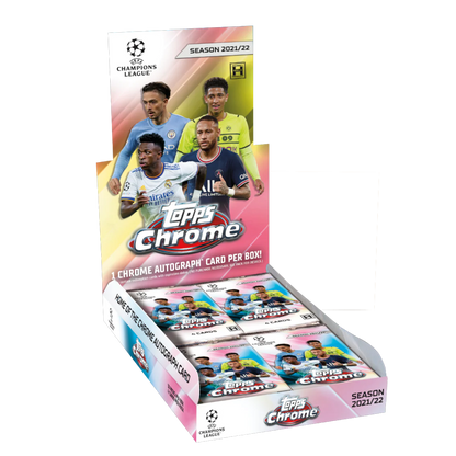 Topps Chrome UEFA Champions League Soccer 2021/22 Hobby Box