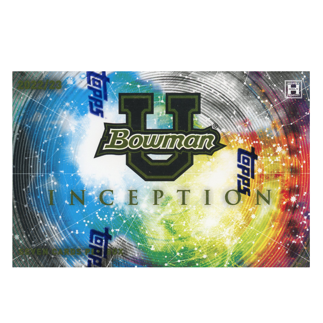 ￼Topps Bowman University Inception 22/23 Hobby Box