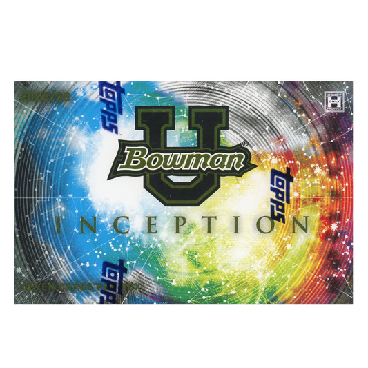 ￼Topps Bowman University Inception 22/23 Hobby Box