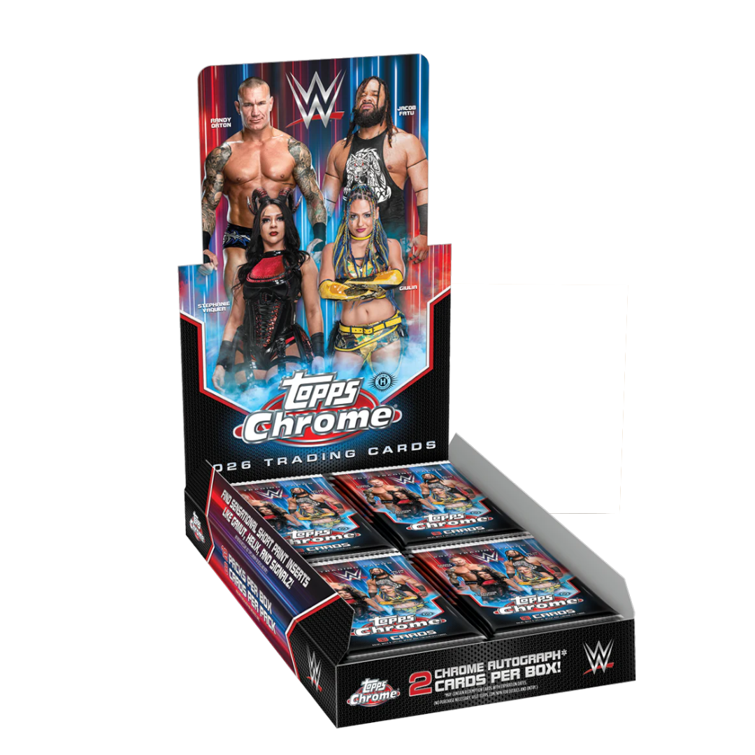 Topps Chrome WWE 2026 Hobby Box