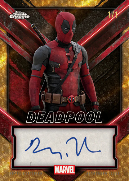 2025 Topps Chrome Deadpool Value Box - Pre Order