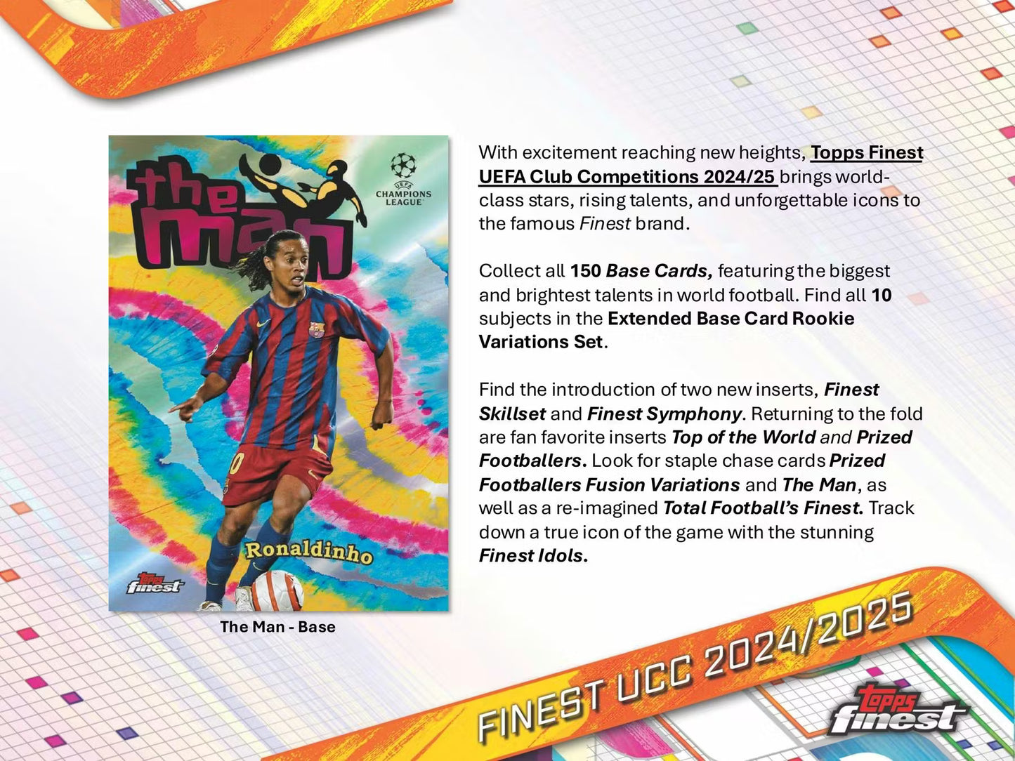 Topps Finest UEFA Club Competitions 2024/25 Hobby Case