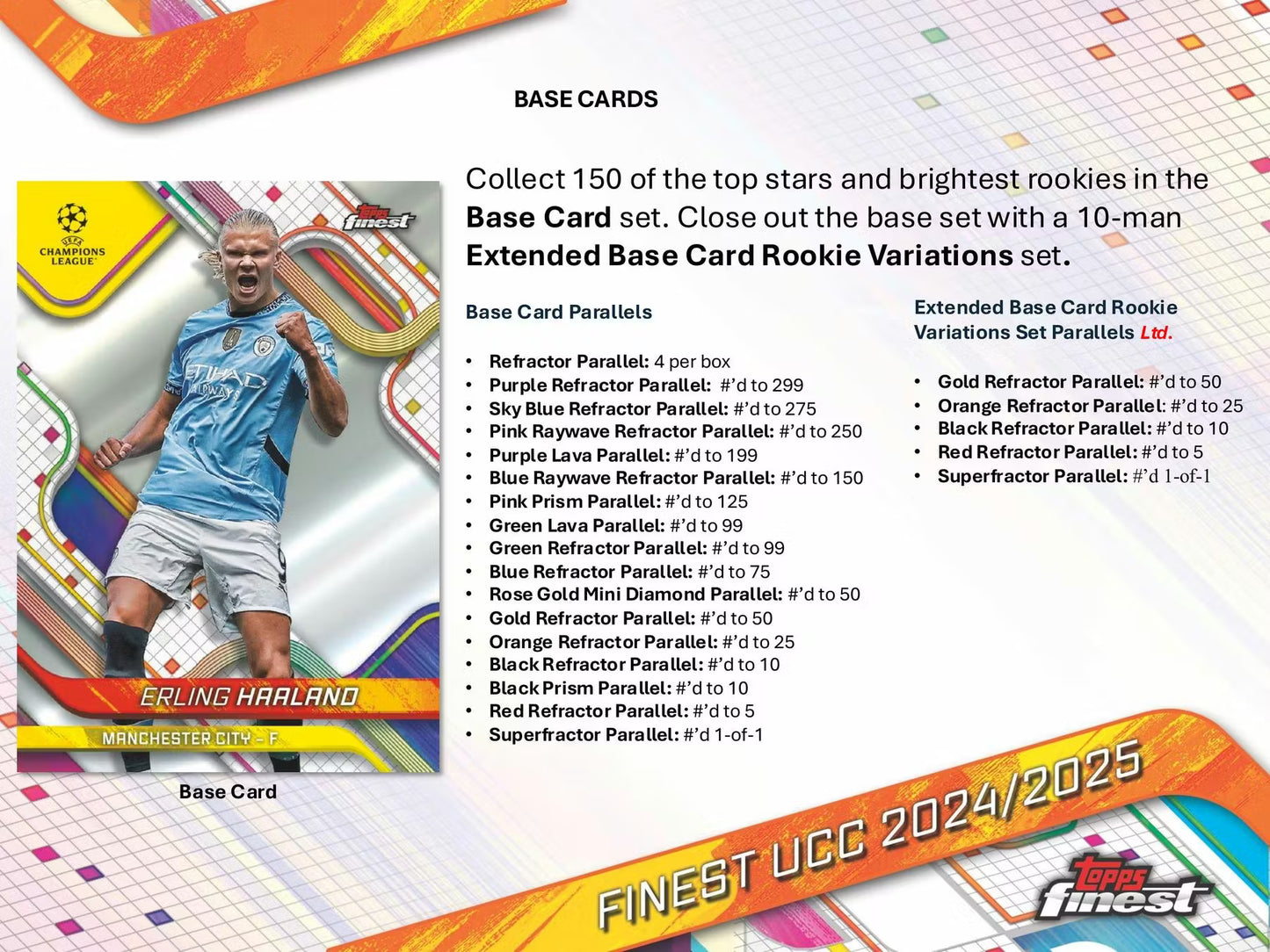 Topps Finest UEFA Club Competitions 2024/25 Hobby Case