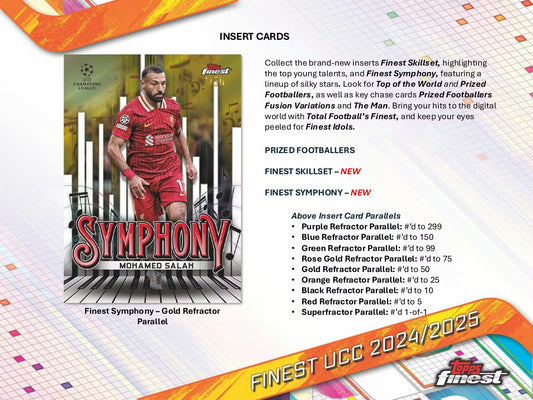 2024/25 Topps Finest UEFA Club Competitions Hobby Case