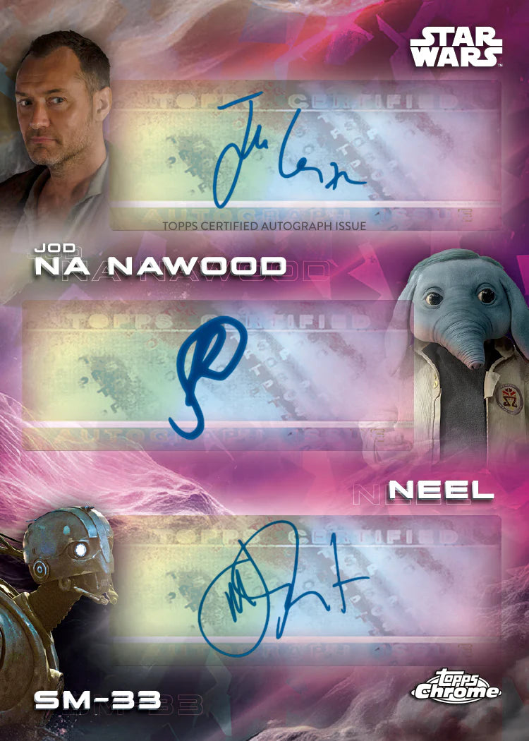 Topps Star Wars Chrome Sapphire 2025 Box