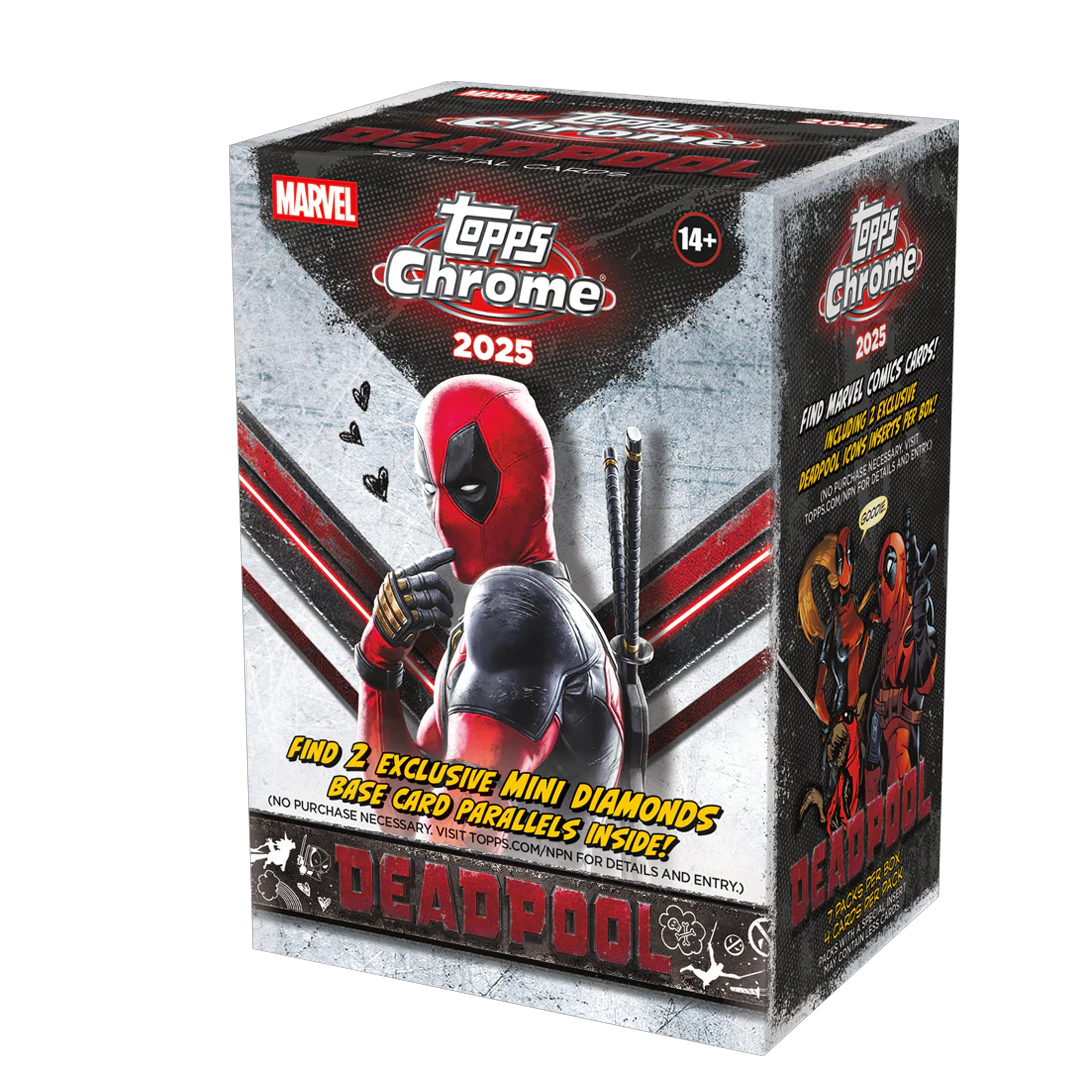 2025 Topps Chrome Deadpool Value Box - Pre Order