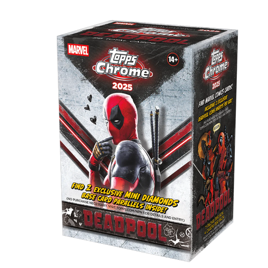 2025 Topps Chrome Deadpool Value Box - Pre Order