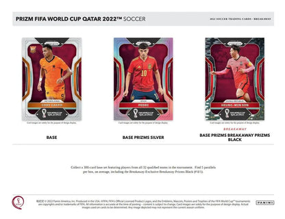 Panini Prizm 2022 FIFA World Cup Soccer Blaster Box