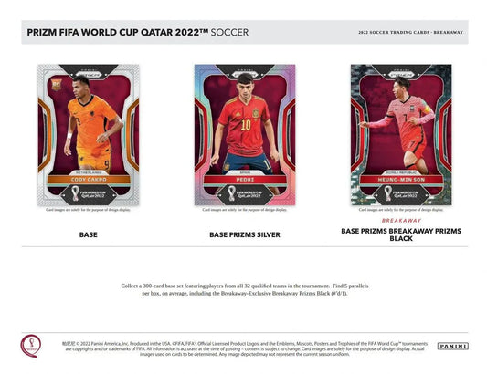 Panini Prizm 2022 FIFA World Cup Soccer Blaster Box