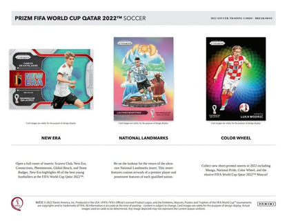 Panini Prizm 2022 FIFA World Cup Soccer Blaster Box