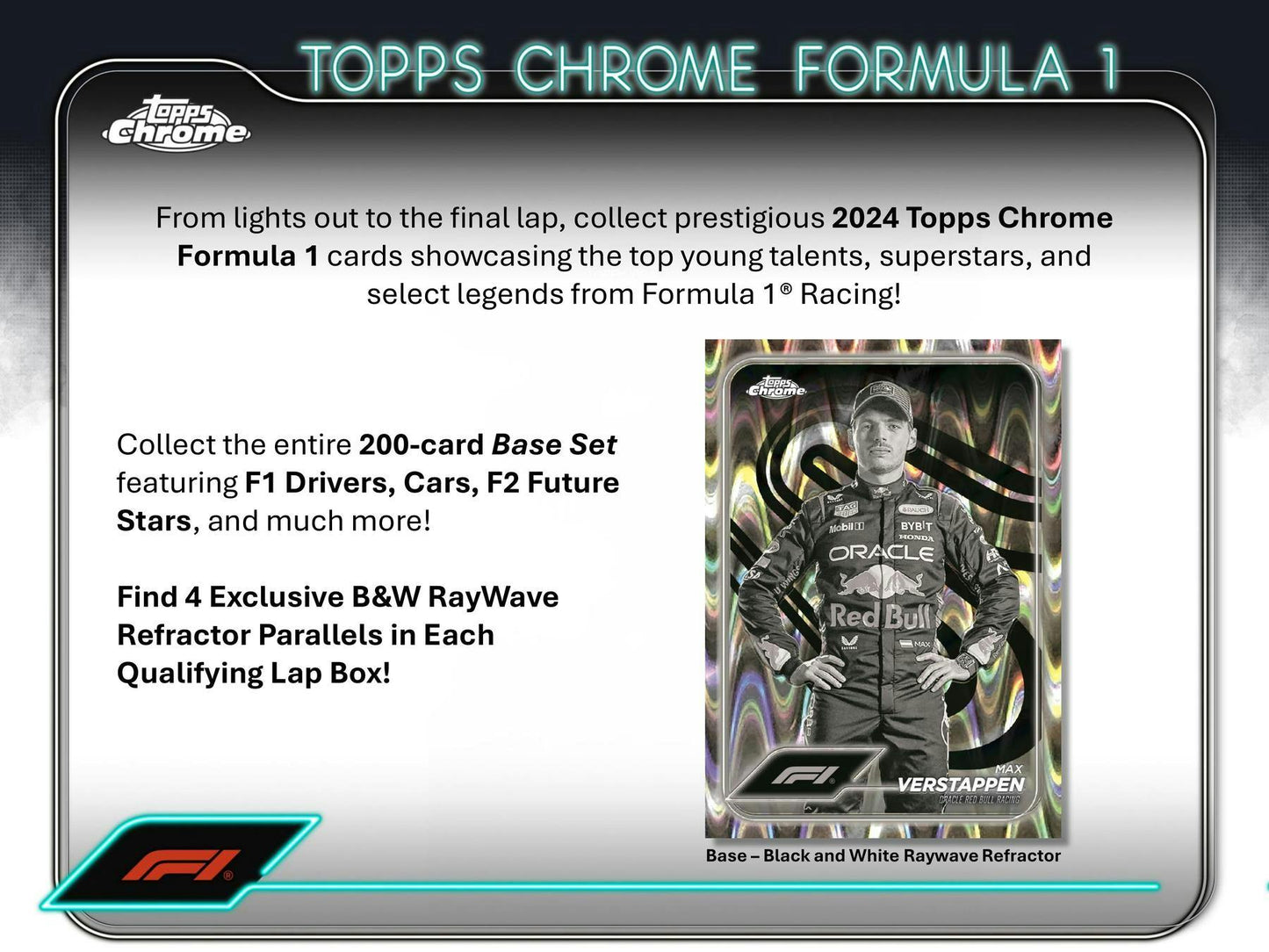 2024 Topps Chrome F1 Formula 1 Qualifying Lap Hobby Box - gallery image 3