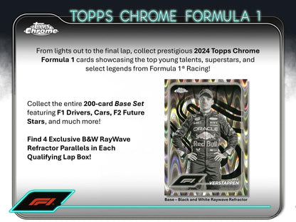 2024 Topps Chrome F1 Formula 1 Qualifying Lap Hobby Box - gallery image 3