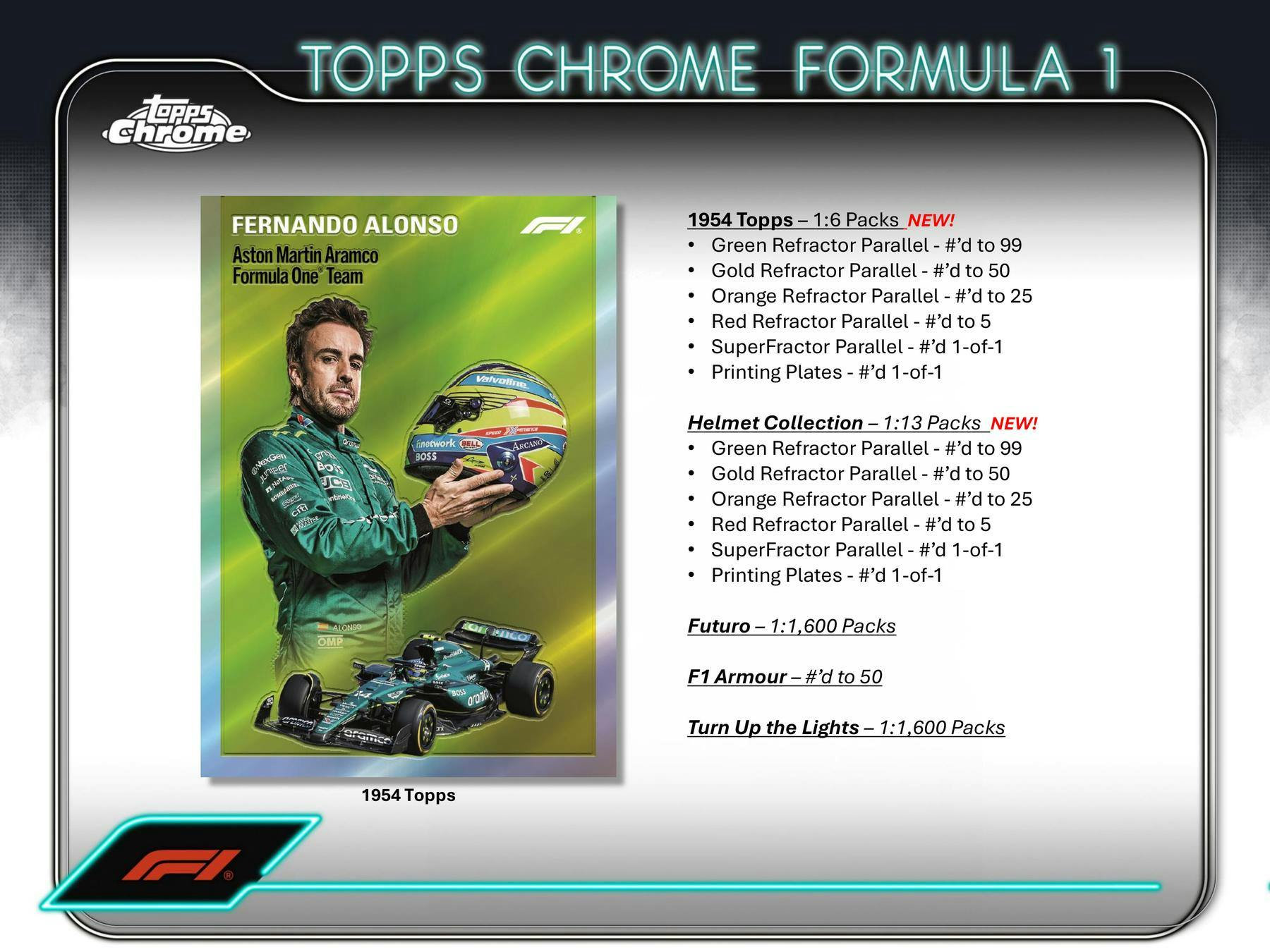 2024 Topps Chrome F1 Formula 1 Qualifying Lap Hobby Box - gallery image 6