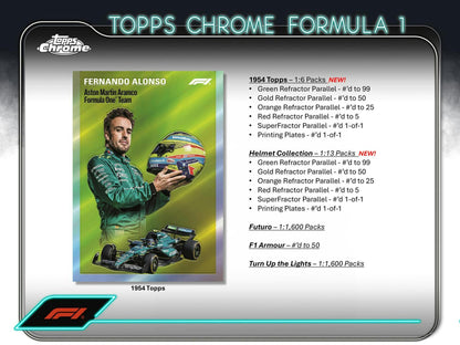 2024 Topps Chrome F1 Formula 1 Qualifying Lap Hobby Box - gallery image 6
