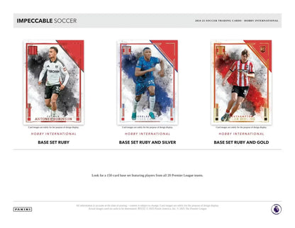 Panini Impeccable Soccer International 2024/25 Hobby Box