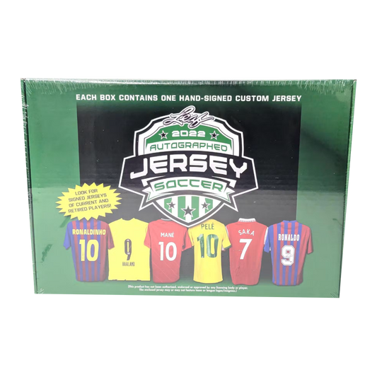 Leaf Autographed Jersey Soccer 2022 Hobby Box