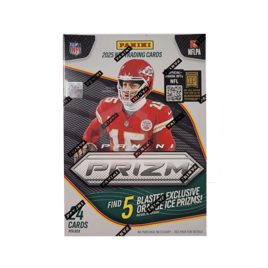 2025 Panini Prizm Football Hobby Blaster, Box (Orange Ice Prizm)