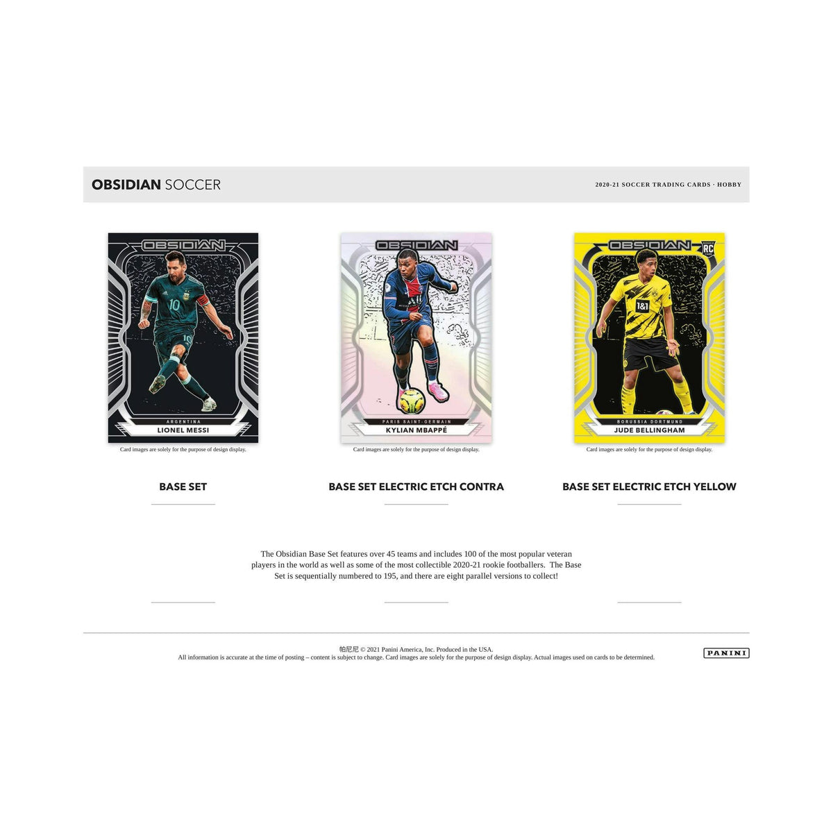 Panini Obsidian Soccer 2020/21 Hobby Box product image