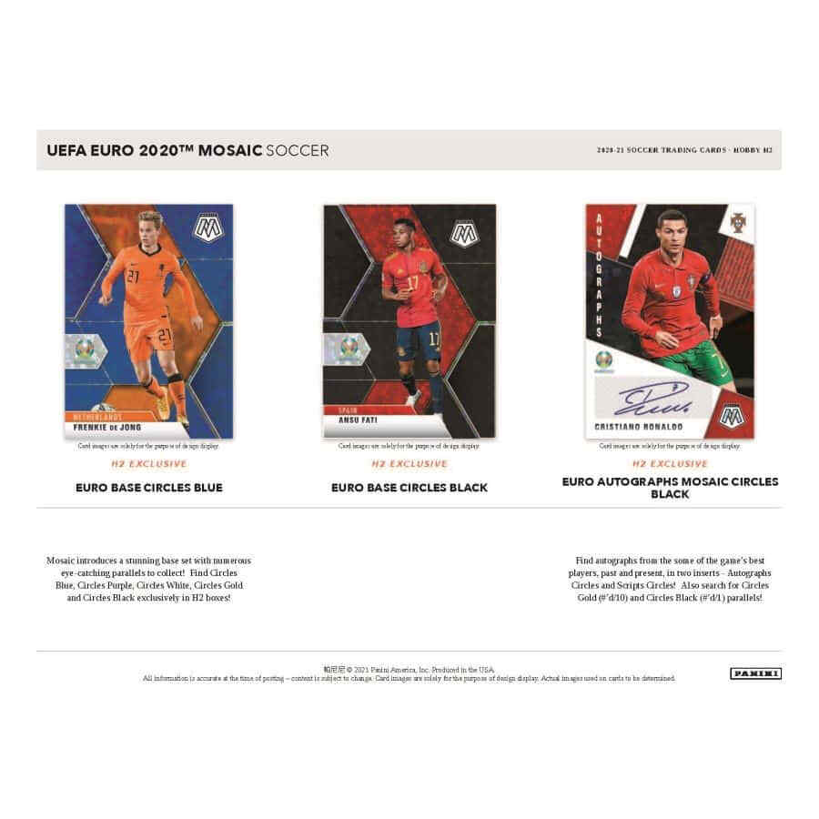 Panini Mosaic UEFA Euro 2020 Soccer 2020/21 H2 Box