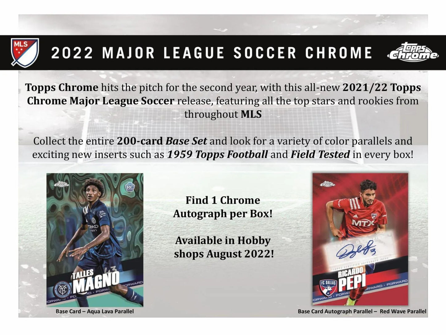 Topps MLS Chrome 2022 Hobby Box