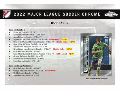 Topps MLS Chrome 2022 Hobby Box