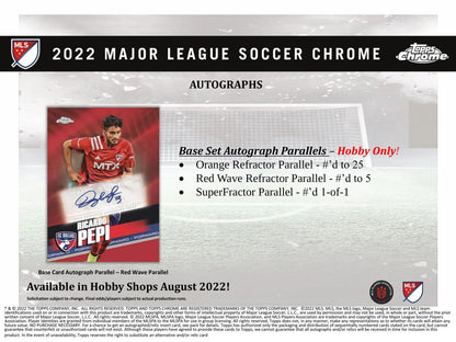 Topps MLS Chrome 2022 Hobby Box