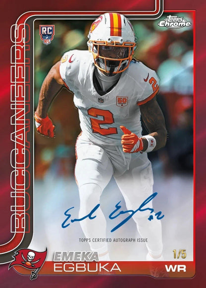 Topps Chrome NFL Football 2025 Blaster Box