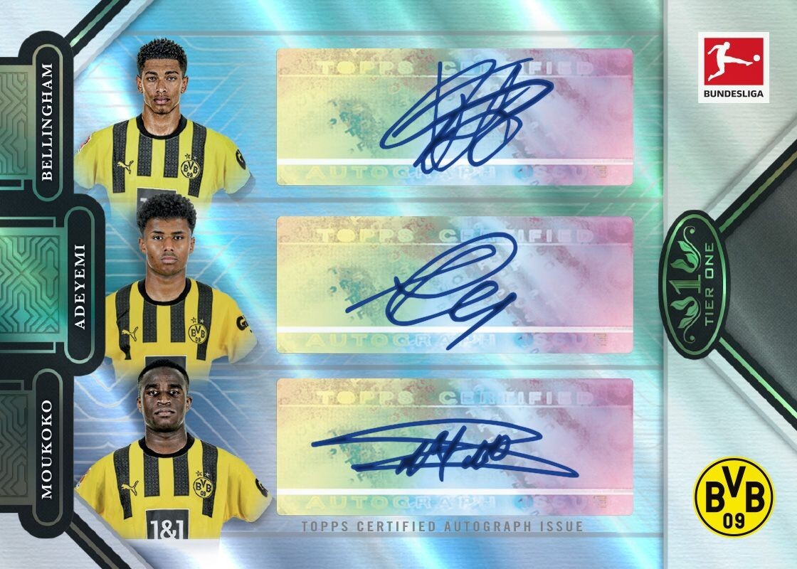 Topps Tier One Soccer Bundesliga 2023 Hobby Box