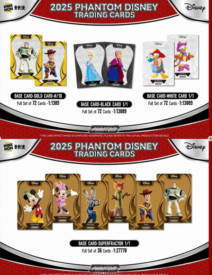 2025 KAKAWOW PHANTOM Disney Sealed New Factory Case - Pre order