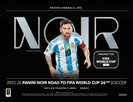 Panini Noir Road to World Cup 2026 2025/26 Hobby Box - Sell Sheet Page 1