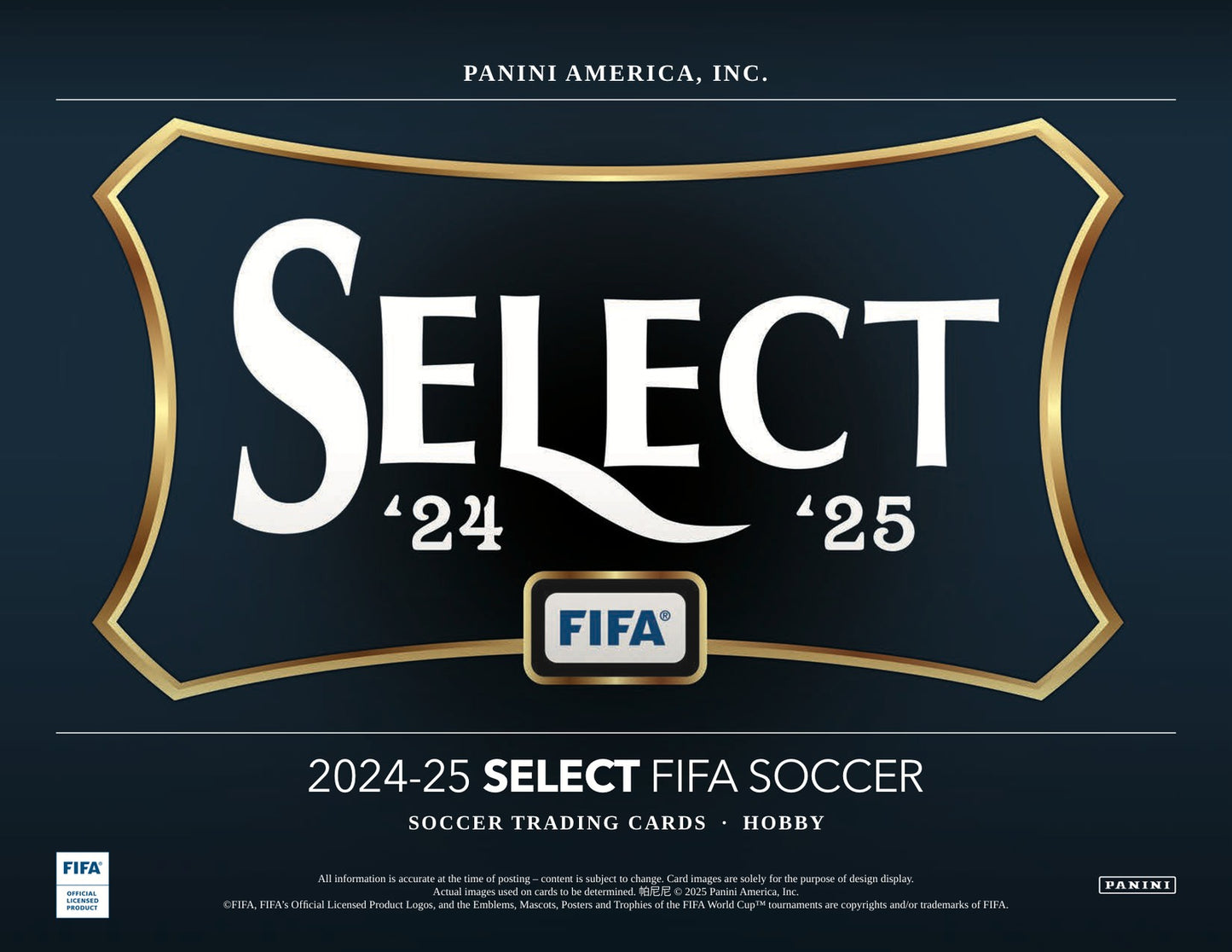 Panini Soccer 2024/25 Case - Sell Sheet Page 1